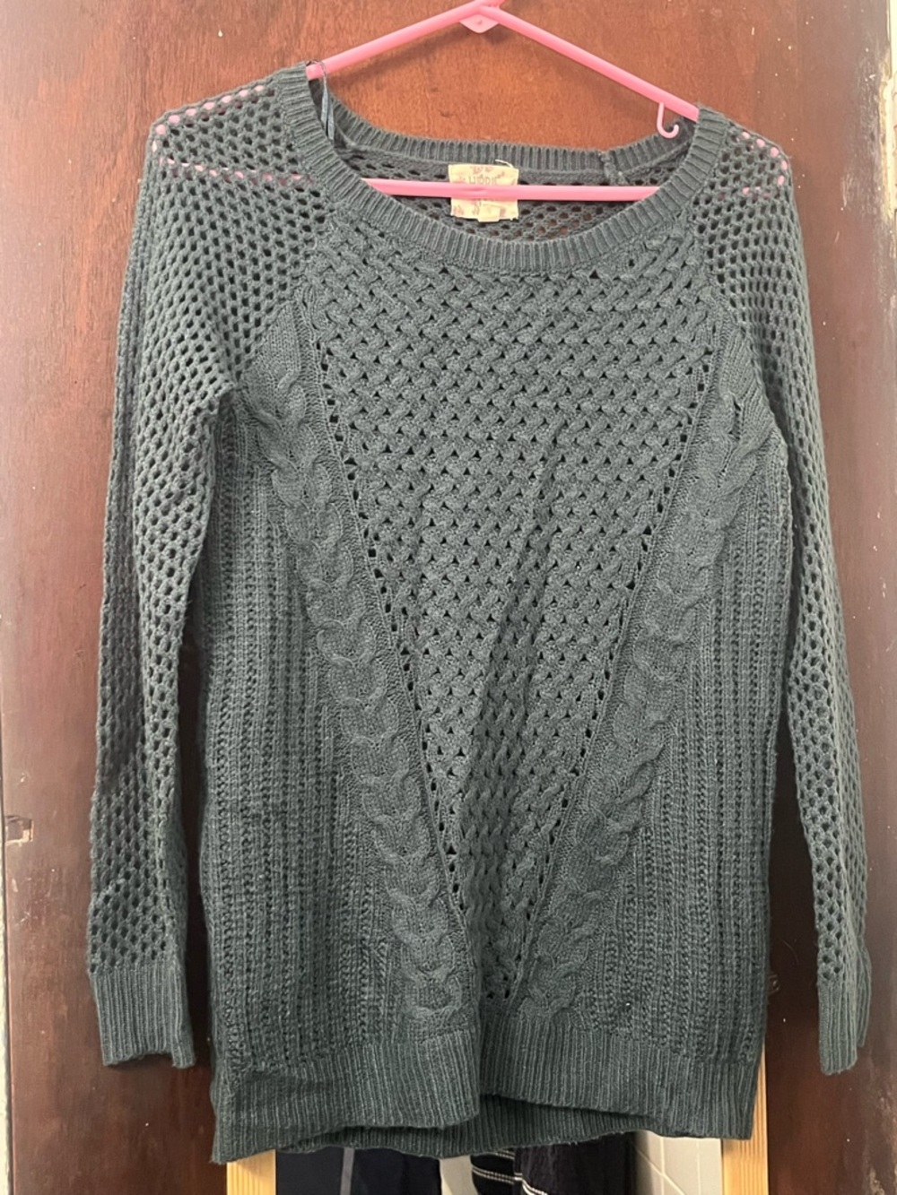 Greyish/ Blue Sweater, Medium